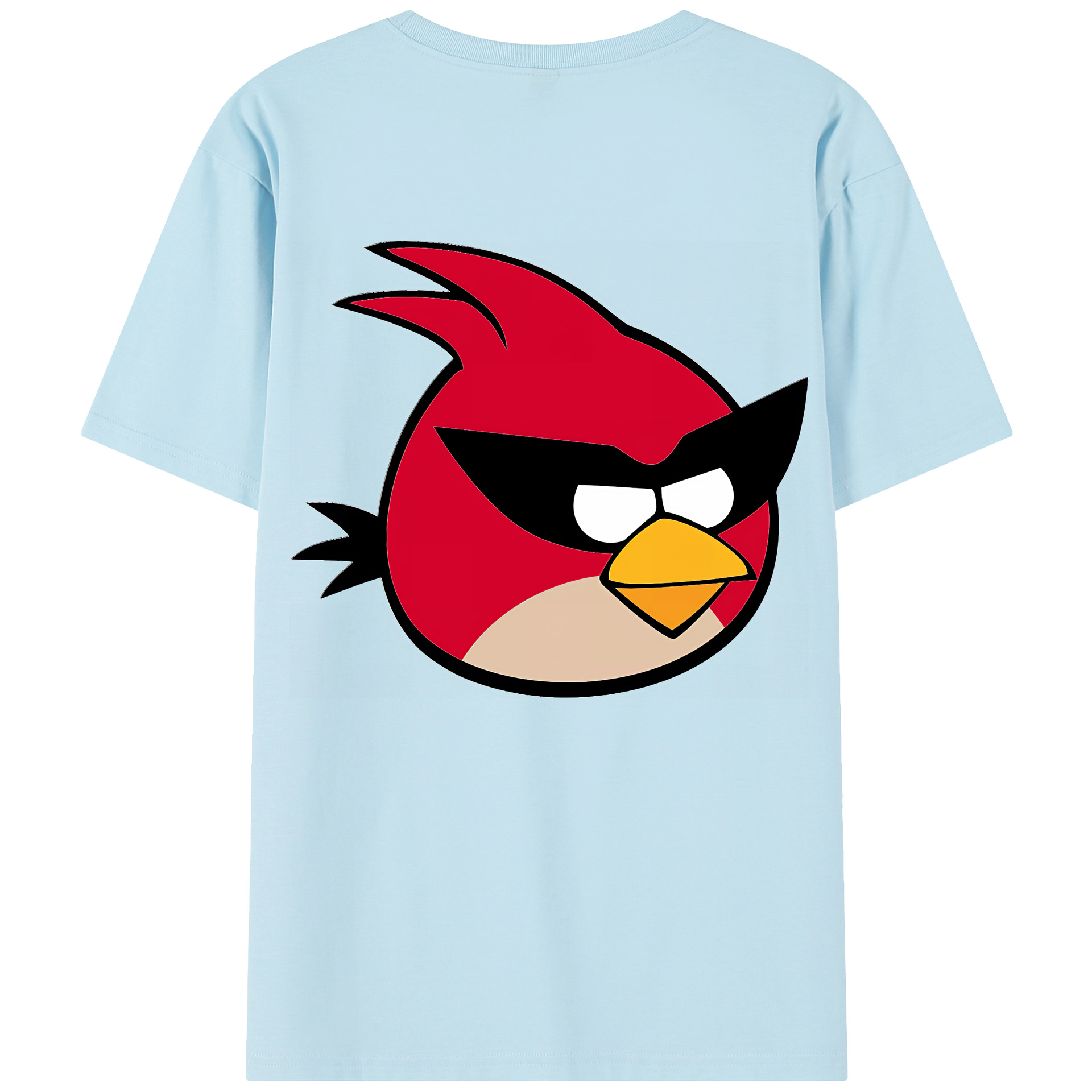 （画像用） Angry Birds アングリーバード 綿100％半袖Tシャツ（背面プリント）